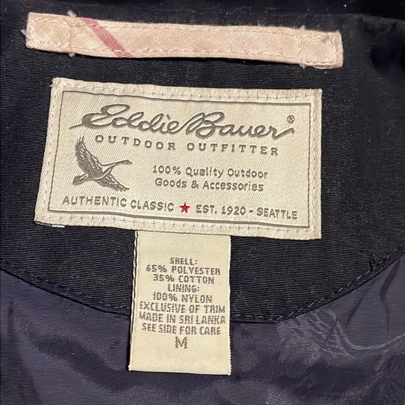 Eddie Bauer Outdoor Outfitters Women’s Black Water-resistant Long Coat - Medium - Picture 9 of 14